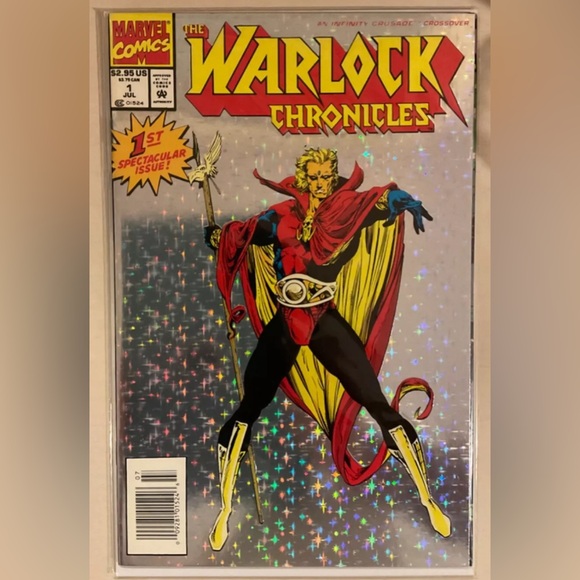 Warlock # 1, The Infinity Crusade # 1, Orgins of Galactus # 1  =8 books NM - Picture 6 of 10